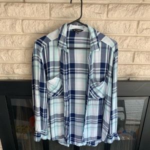 Express super soft blue flannel